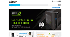 Desktop Screenshot of exper.com.tr